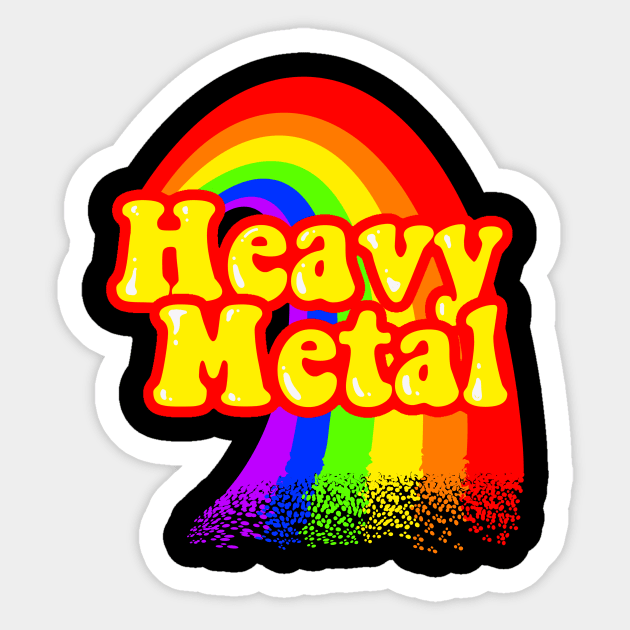 Heavy Metal Sticker by Tameink